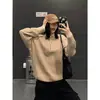 Nuevo suéter de punto estilo retro 2026 con diseño de dos piezas falso, disponible para hombres y mujeres, con corte holgado, un look sofisticado y un estilo relajado y casual