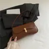 Bolso de Mano Pequeño de Moda para Mujer 2025 Nueva Moda Bolso de Hombro Único Sobaco con Textura Color Sólido Gran Capacidad Bolso Cuadrado Pequeño Trendy