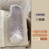 Meias de Veludo Coral Femininas Japonesas Doces Fofas Pom-pom para Chão Dormir Meias de Cor Doce Engrossadas Quentes Pós-parto Curtas