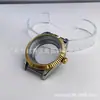 Acessórios para Relógio 36mm 39mm Anel Dentado de Aço Fino Caixa de Aço Inoxidável Safira Adequado para Nh35/36