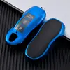 Adecuado para funda de llave de nuevo Porsche Macan modificada 718 Cayenne Palamela 911 carcasa de llave de coche