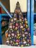 Bolsa de compras feminina de nylon, prática e portátil, para compras em lojas, supermercados, bolsa de ombro para compras, pode ser Vendida no Atacado