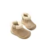 Botas de nieve cálidas y aislantes con forro de forro polar para niños, nueva colección otoño/invierno 2026, unisex, casuales, versátiles y antideslizantes