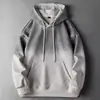 Sudadera con capucha degradada de alta gama, personalizada, retro, moderna, de marca, para hombres y mujeres, estilo callejero, holgada y versátil, estilo novio, chaqueta pullover para parejas