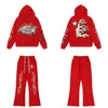 Sudadera con Estampado de Letras Hellstar Hellstar Conjunto de Pantalones Casuales Holgados para Hombre