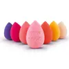Caja de almacenamiento para huevo de maquillaje gota de agua calabaza esponjosa soleada esponja de maquillaje huevo de maquillaje logo de impresión a color huevo