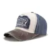 Boné de Baseball Desgastado com Patch Transfronteiriço Chapéu de Exterior de Verão para Mulheres Viseira de Proteção Solar Boné com Aba Chapéu de Sol Masculino