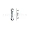 Jiangtai F136 titânio DIY acessórios feitos à mão pingentes atacado G23 liga de titânio joias para piercing corporal acessórios