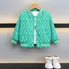 Chaqueta de Béisbol Ak con Letra para Niños Primavera y Otoño 2026 Nueva Chaqueta Fresca Casual de Moda de Primavera para Niños