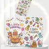 Bolsas de Galletas de Dibujos Animados para Fiestas de Cumpleaños, Bolsas de Empaque de Dulces de Copos de Nieve, Bolsas de Pie para Dulces y Snacks, Bolsas con Cierre de Cremallera