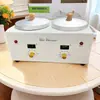 Cera Depilatoria de Cera de Abeja Máquina Fundidora de Cera Doble Horno Estándar Europeo Gran Capacidad Olla para Derretir Jabón de Aceite Esencial Hecha a Mano Temperatura Constante Impermeable Horno Fundidor de Doble Cabezal
