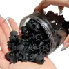 Pinza de garra negra de alta gama estilo coreano para mini flequillo de mujer, pinza de pelo de princesa, accesorio para el cabello, pinza para flequillo de la frente