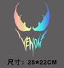 Adesivos de Carro Criativos Personalizados Adesivos Homem de Ferro Venom Vingadores Adesivos Refletivos para Carro de Motocicleta