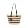 Bolsa de Palha com Aparência Sofisticada, Estilo Coreano, Estilo Pastoral, Bolsa de Mão Estilosa tipo Cesta de Legumes para Sair, Grande Capacidade, Praia de Férias