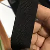 Tiras de Borde con Patrón de Espiga de Poliéster-Algodón de 2.2 cm, Bolsas de Alta Calidad Ecológicas, Accesorios de Ropa, Bordes Negros Coloridos