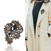 Europa transfronteriza y Estados Unidos nueva moda corsage de pedrería pin de temperamento simple accesorio de ropa para cárdigan suéter abrigo broche