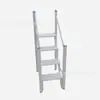 Cama de aço de camada dupla para dormitórios estudantis, beliche com escada lateral, espessada e resistente, adequada para apartamentos e dormitórios de funcionários