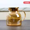 Casa Conjunto de Bule de Água Fria de Vidro Borossilicato de Alto Teor Bule de Água Fria de Grande Capacidade Bule de Chá Vidro Jarra de Suco Cold Brew