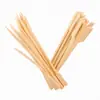 Espetos Quadrados de Bambu Descartáveis Espetos para Churrasco Espetos Planos Espetos para Kebab Espetos de Canhão de Ferro Espetos Pequenos Atacado