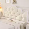 Almofada Macia de Cabeceira Encosto Fofo de Princesa Veludo Cristalino Travesseiro Encosto Duplo Grande Tatami Removível Lavável Quente