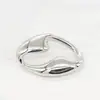 Botón Decorativo Ovalado Grande de Metal para Ropa Abrigo Exquisito Abrigo Cortavientos Hebilla de Piel Lote de Botones DIY para Ropa