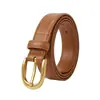 Cinturón Tejido de Cuero Genuino de Vaca de Grano Superior de Doble Cara con Hebilla de Pin Transfronterizo para Mujer, Cinturón Decorativo de Moda Versátil para Falda, Hecho a Medida
