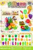 Corte Simulado de Frutas para Crianças Corte de Frutas Música Corte Musical Presente para Meninas Bolo Educacional Conjunto de Vaporizador de Frutas para Cortar Corte Musical