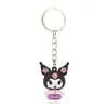 Llavero de Goma Blanda de Dibujos Animados Kuromi Pochacco My Melody Llavero Conejo Espacial Colgante para Bolsa
