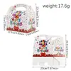 Caja de Empaque de Dulces con Temática de Cumpleaños, Caja Portátil para Recuerdos de Fiesta, Caja de Regalo con Impresión de Globos de Cumpleaños Coloridos