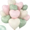 Globos de Papel de Aluminio en Forma de Corazón 12 Piezas Transfronterizos Globos para el Día de San Valentín Flotando en el Aire Globos de Helio Artículos de Decoración para Cumpleaños