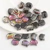 Novo Produto 8x10mm Cabeça de Gato Furo Passante Pingente de Vidro Pulseira Colar DIY Acessórios para Joias Spot Atacado