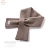 Cachecol Pequeno de Caxemira de Outono e Inverno para Mulheres para Enviar para a Mãe Idosa Jacquard Espessado Perfurado Tricotado Quente Versátil Cachecol de Proteção para o Pescoço