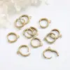 Pendientes Retro Redondos con Aro Colgante Hebilla de Oreja Agujero Único Gancho de Oreja Estilo Europeo Gancho Francés Accesorios de Material para Joyería Hecha a Mano DIY