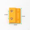 Conector de hebilla para panel de pared, hebilla colgante integrada para panel de pared, colgante de madera para muebles, decoración de pared, herrajes de madera