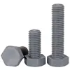 Tornillo hexagonal exterior de nylon, tornillo de plástico con aislamiento de PVC gris, perno hexagonal, resistente a ácidos y álcalis, M3M4M5M6M8M20