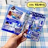 Caderno Original Cartoon A7 Acrílico de Folhas Soltas, Caderno de Estudante Anime Estética Fofa Feminina