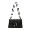 2026 Nueva Moda Estilo Coreano Bolso Cuadrado Pequeño Dionysus, Bolso de Cadena Informal Chic Estampado, Bolso de Hombro Único Cruzado para Mujer