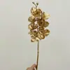 Série Dourada Plástico Folha Material Decoração Balde da Fortuna Balde Abraçando Folha de Leque Ginkgo Madeira Hortênsia Eucalipto Dia do Festival da Primavera