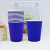 Vasos de papel desechables transfronterizos con un toque de alta gama, vasos hechos a mano gruesos para niños DIY para jardines de infancia, vasos de papel coloridos al por mayor