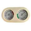 Suministros del Fabricante Medidor de Temperatura y Humedad para Baño de Vapor, Sauna, Baño, Medidor de Temperatura y Humedad Multifuncional Tipo Puntero de Madera