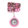 Reloj de Bolsillo Clásico de Enfermera y Doctor de Hospital con Apariencia Personalizada y Práctico Clip Retráctil para Insignia Colgante de Pecho