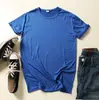 Camiseta Casual de Manga Corta con Cuello Redondo, Talla Europea, Corte Holgado Grande, Moda Callejera Europea y Americana, Camiseta Básica Lisa, Venta al por Mayor de Fábrica
