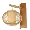 Nueva Lámpara de Pared de Bambú Estilo Chino Sudeste Asiático para Caminar en el Agua Decoración de Casa de Té Pasillo de Entrada de Posada de Casa de Té Lámparas de Mesita de Noche