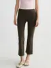 2026 Novo Modelo Calça Yoga Flare Levanta Bumbum Feminina, Calça Curta Esportiva de Corrida Slim Fit de Verão para Mulheres Baixas, Calça Fitness