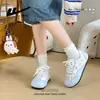 Zapatos Casuales Versátiles de Apariencia Alta con Bloques de Color 2026 con un Diseño Elegante, Zapatos de Vestir Lindos Estilo Coreano, Zapatos de Entrenamiento Alemanes de Caña Baja de Moda