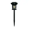 Luz solar de gramado externa para decoração de ambiente, luz de jardim movida a energia solar para caminhos, luz pendente de jardim sem fiação com gancho