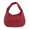 2025 Nuevo Bolso de Mujer Luna Creciente Completamente Tejido a Mano Portátil Bolso Dumpling Moderno y Versátil Estilo Europeo y Americano Bolso de Hombro Único