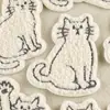 Venda Direta de Fábrica Bordado de Toalha Autoadesivo Gatinho Cartoon DIY Patch Bordado para Copo de Água Capa de Celular Sapato Chapéu Bolsa