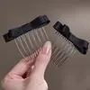 Peine para el Cabello con Forma de Lazo, Elegante Pasador Lateral para Cabello Fino, Peine de Alta Corona que Hace que la Cara Parezca Más Pequeña, Peine Mágico para Flequillo Esponjoso