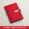Cuaderno A5 con Logo Personalizado, Regalo para Oficina de Negocios, Piel Suave Engrosada, Diseño de Alta Calidad, Bloc de Notas con Cierre de Hebilla, Cuaderno en Caja de Regalo